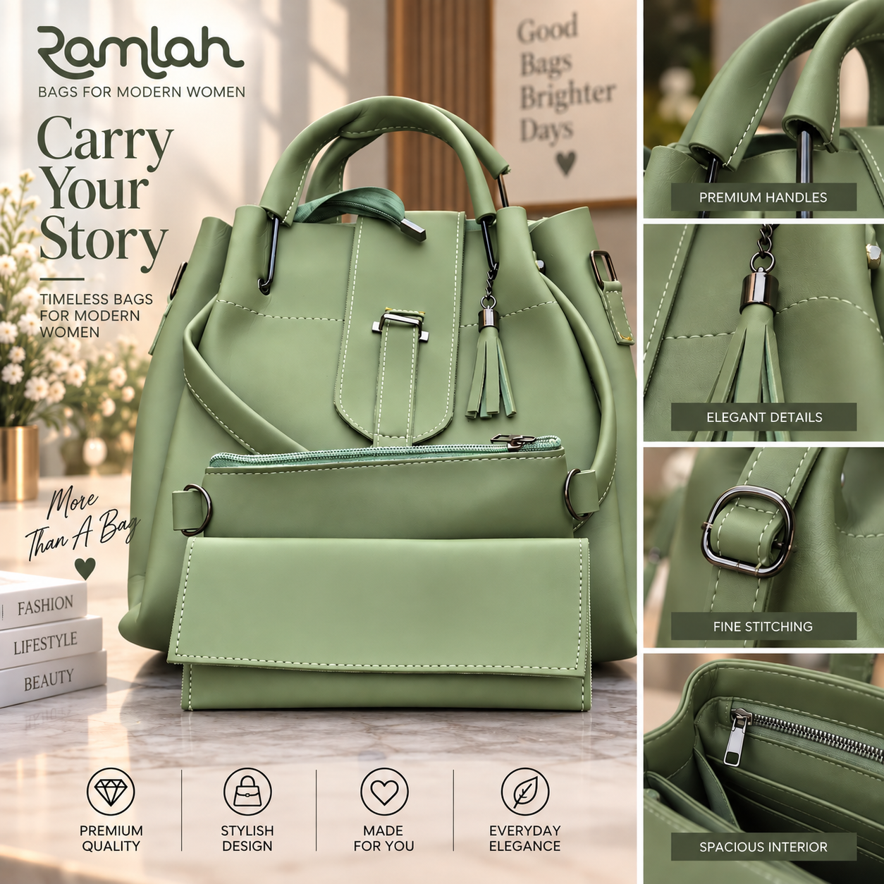 3-piece handbag Set